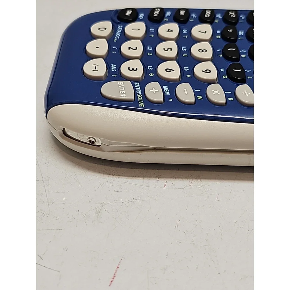 Texas Instruments TI-84 Plus C Silver Edition Graphing Calculator Blue
